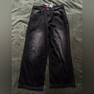 Jaded London black washed jeans